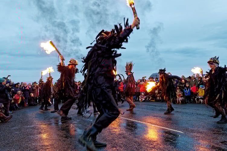 Morris side Beltane Border will be performing at the Dartmoor Tors FestivaL. Photo Andrew Lester