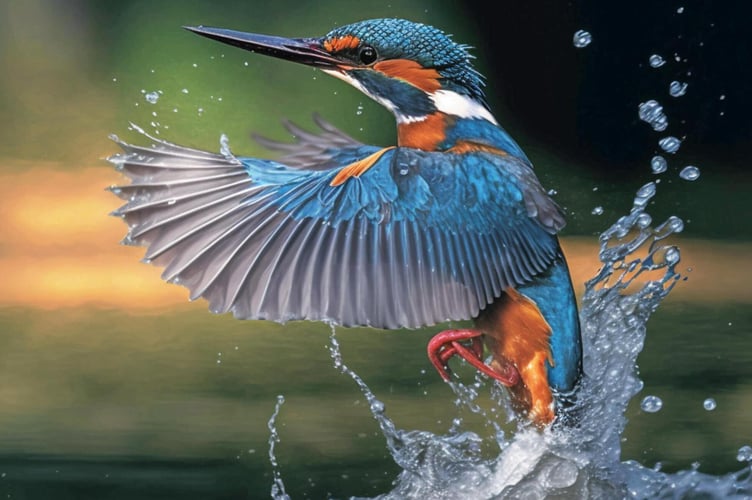 Photo of kingfisher courtesy of WADE