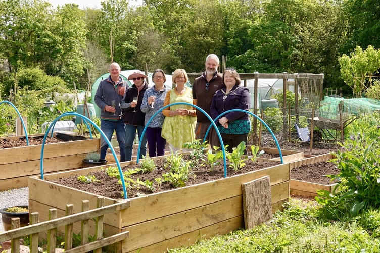 Browns Brook allotments in Dawlish launches social prescribing scheme. PHOTO BOB SIMPSON