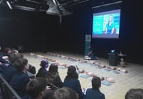 Teign School Students Master CPR Skills