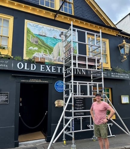 Work has been carried out on the Old Exeter Inn, Ashburton