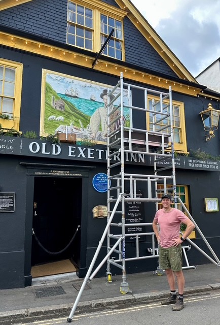 Work has been carried out on the Old Exeter Inn, Ashburton