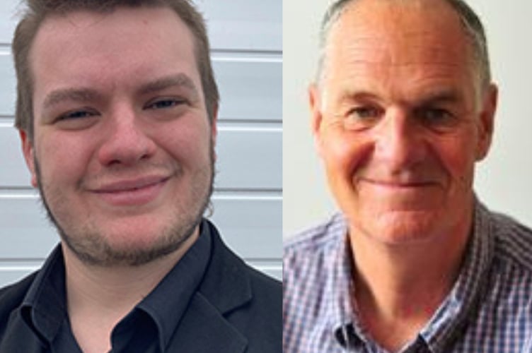 Cllr Jack Major, left, and Cllr Robert Steemson. 