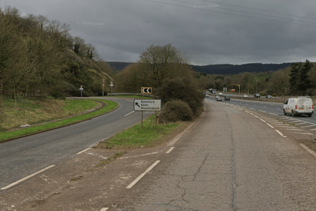 Biker taken to hospital after A38 crash with tractor 