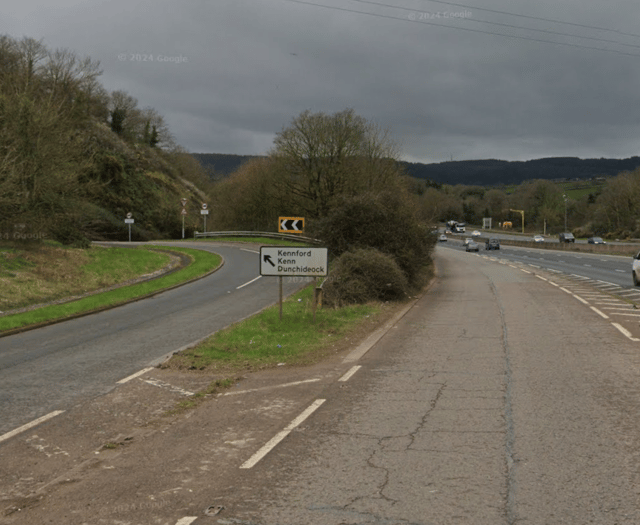 Biker taken to hospital after A38 crash with tractor 