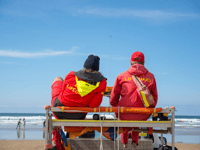 Lifeguards on patrol for half term