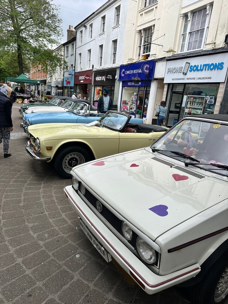 Teignbridge Classic car show in Newton Abbot. Photo Nigel Canham