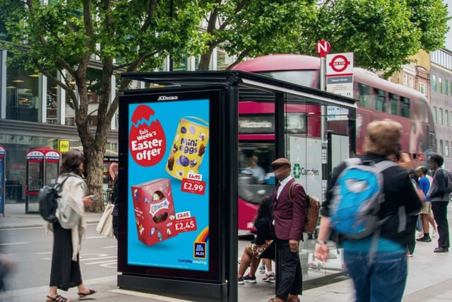 Aldi invites children to design a billboard