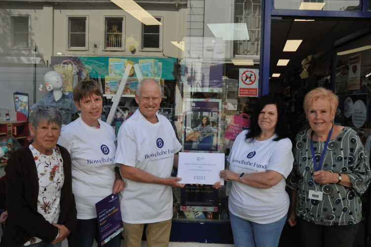 Garry Kendall raised more than £2,000 for the Bowelbabe Fund by walking the Cotswold Way