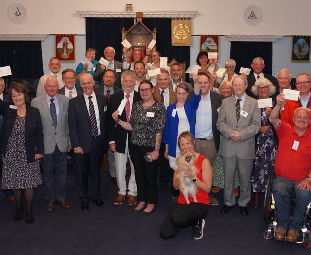 Charities benefit from Freemasons Fund