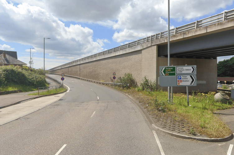 The A380 at Penn Inn, Newton Abbot