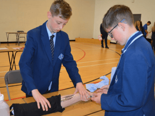 Mini medic workshop proves popular with pupils 
