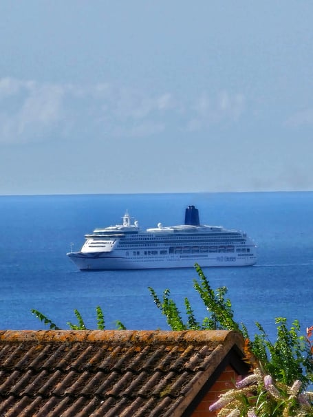 This picture of cruise ship Aurora was taken by David Crouchen. 