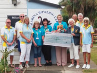 Bowls galore and charity donation for Marina