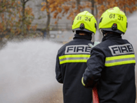 Fire crews battle kitchen blaze in Exminster property