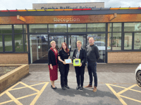 New defibrillator for special need school as Rotary pay visit 