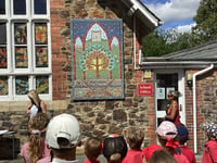 Big reveal of school's mosaic 