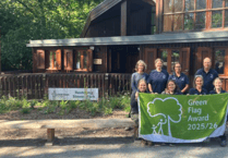 Green Flag flying at Stover Country Park