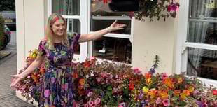 Garrdening expert Camilla Bassett-Smith at Bovey Tracey Bloom