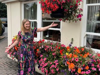 Garrdening expert Camilla Bassett-Smith at Bovey Tracey Bloom