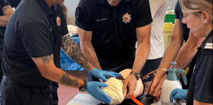 Casualty care focus as firefighters turn to tourniquet training 