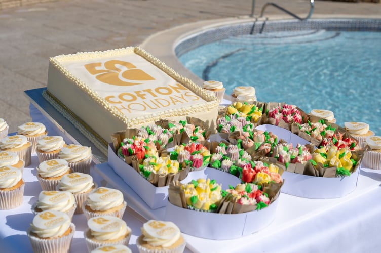 50th birthday cake for Cofton Holidays