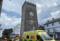 Elderly man injured after clock tower incident