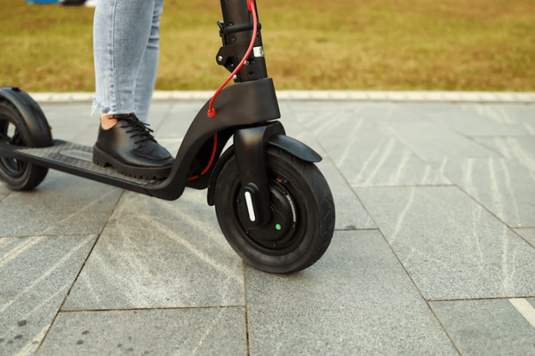 E-scooter stock image