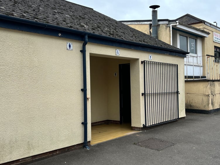Starcross toilets. Photo Cllr Alan Connett