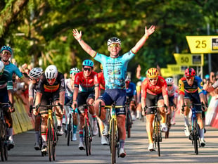 Elite Cyclists in Dawlish Grand Prix