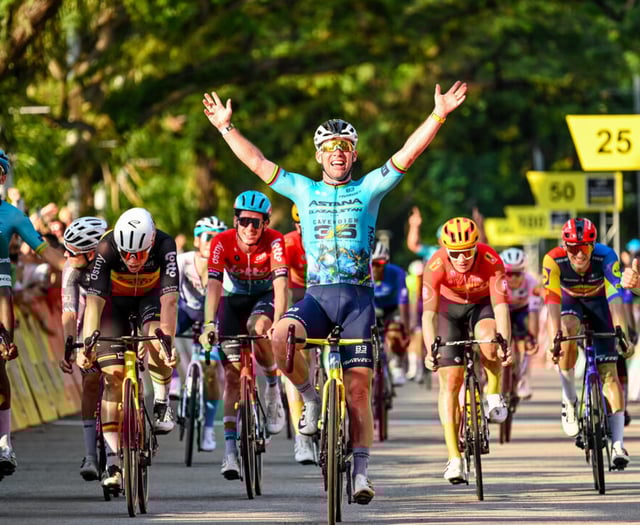 Elite Cyclists in Dawlish Grand Prix