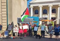 Ashburton Stands with Gaza: Pot Protest