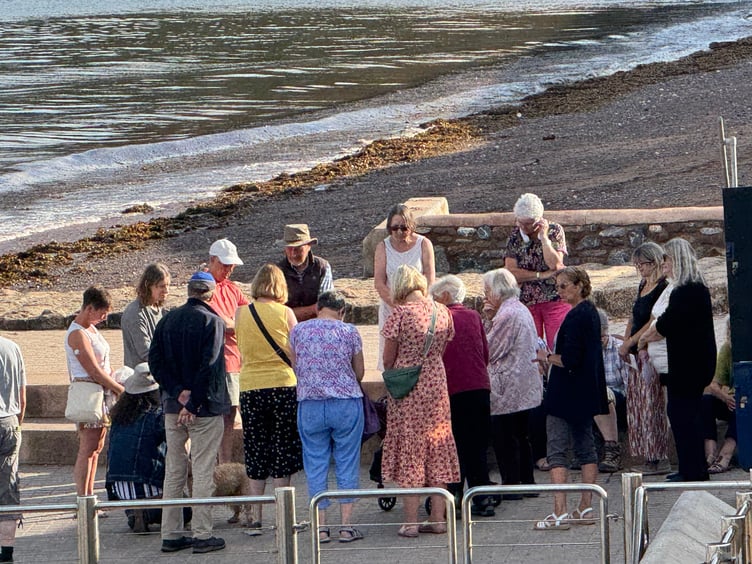 Christians Together in Dawlish and District join for vigil. Photo Bob Simpson