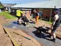 Charity allotment gets boost from construction firm