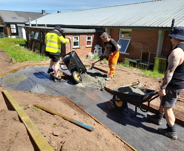 Charity allotment gets boost from construction firm