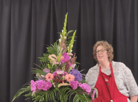 Flower club welcomes Studio Flowers' Lisa for demonstration 