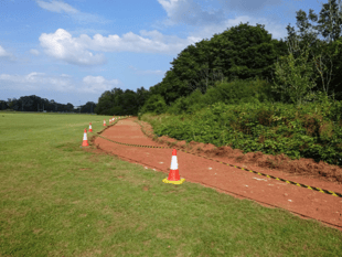 Work begins on cycle path at last