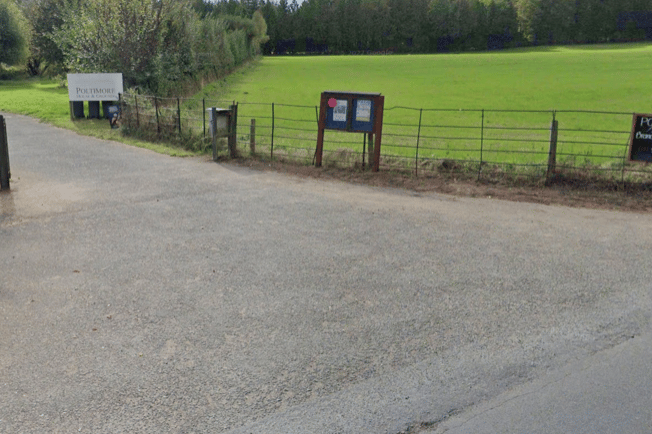 Entrance to Poltimore House