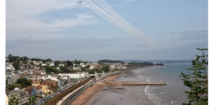 Red Arrows at Dawlish Celebrates Carnival
