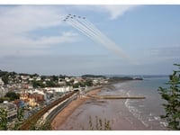 Red Arrows at Dawlish Celebrates Carnival