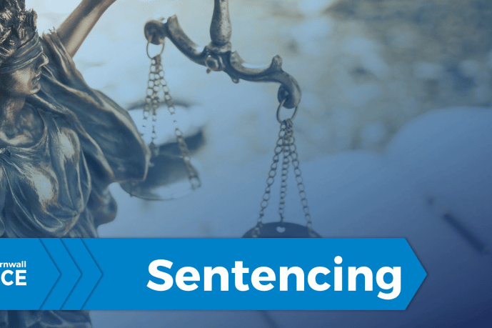 Sentencing stock image