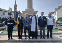 Newton Abbot marks VJ Day with poignant service