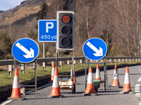 How many roadworks were there in Devon last year?