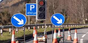 How many roadworks were there in Devon last year?