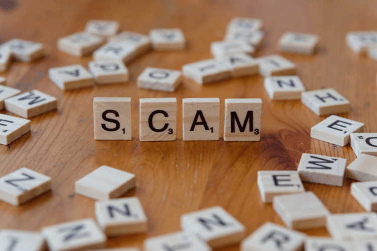 Scam stock image 