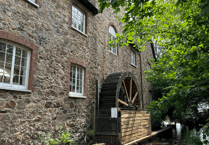 Bovey Tracey's iconic waterwheel restored