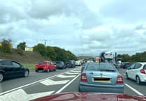 Breaking: Lorry fire blocks A38 as traffic slows eastbound