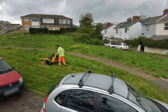 The site of the proposed mast at Perinville Road, Torquay