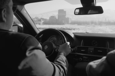 Young driver stock image