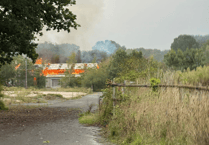 Fire near Abbrook Pond prompts emergency service response